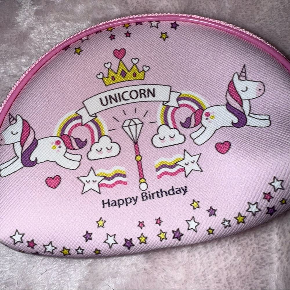 ✨✨5/$10✨✨ Unicorn Wallet Mini Coin Purse Backpack Bag Pendant Keychain New - Picture 3 of 8